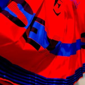 BEGADOR Italia black linen gold button suit jacket with silk skirt combo wow 🤩